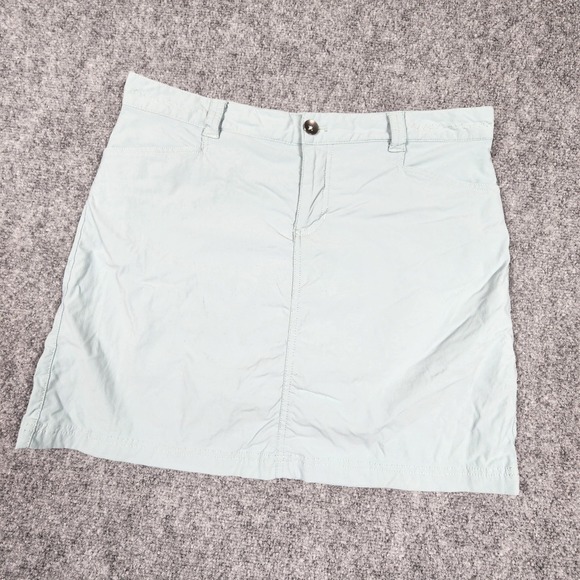 Eddie Bauer Pants - Eddie Bauer Travex Skort Womens 10 Blue Green Hiking Travel Outdoor Skirt Liner